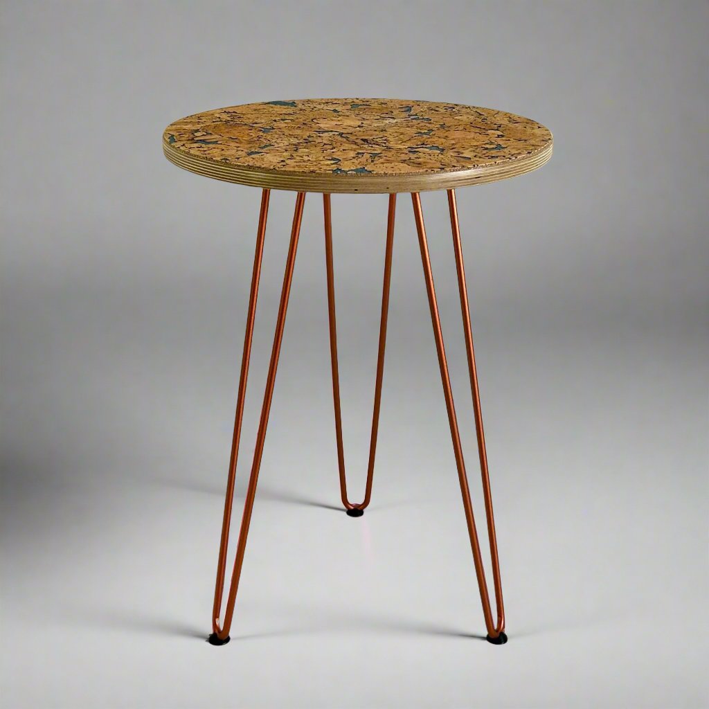 The Red Copper End Table